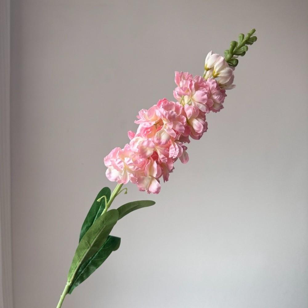 Sztuczny Fiołek 3D 85cm z Liśćmi Długie Łodygi Fiołek Lawendowy Sztuczny Jedwabny Kwiat Rekwizyty Fotograficzne