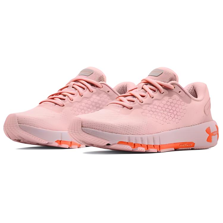 Under Armour HOVR Machina 2 Lace-Up Fabric Synthetic Leather Low-Top Running Shoes Women Running Shoes 3023555-600