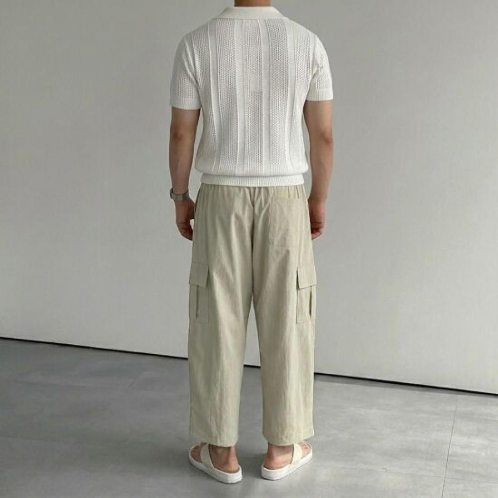 Onl Cargo Refrigerator Pants Men Nylon Wide Pants