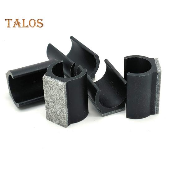 5Pcs Chair Legs Tips Caps with Felt Pads U-shaped Plastic Table Feet Glides Protectors Non-Slip Furniture Feet Tubing Cap for 19/22/25mm Diameter