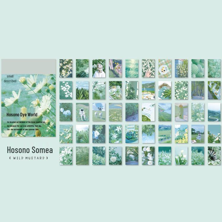 Книга наклеек Вэнь Шу: Серия Wish Exchange - 6 литературных дизайнов, 50 листов для DIY-декорирования