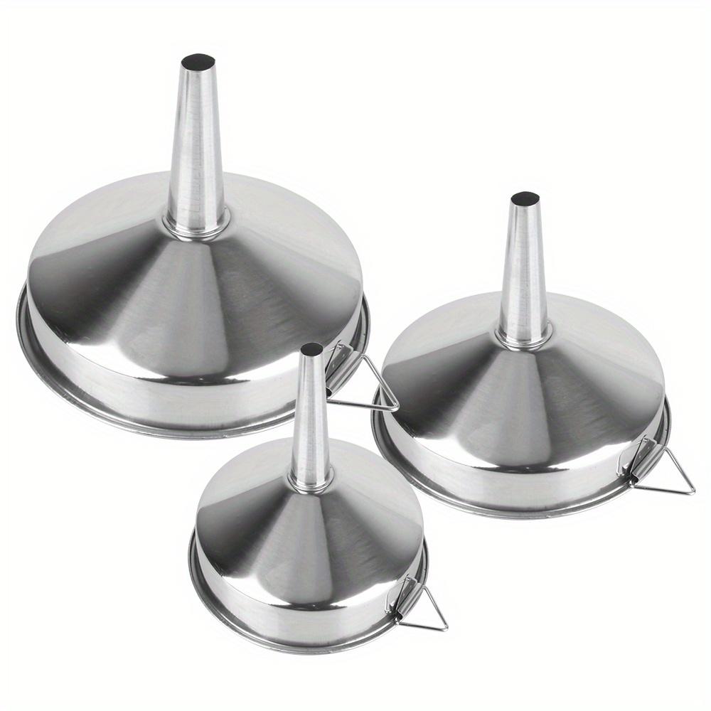 Metal Funnel For Canning Kitchen Tools Kitchen Accessories Wide Mouth Funnels Bar Wine Beer Oil Flask Funnel