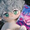 20cm Ava Anime Alien Stage Till Ivan Stuffed Plush Doll Handsome Boy BL Nude Body Cosplay Birthday Gift Send Friends