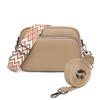 Fashionable Genuine Leather Single-shoulder Bag with Lychee Pattern and Crossbody Small Square Bag