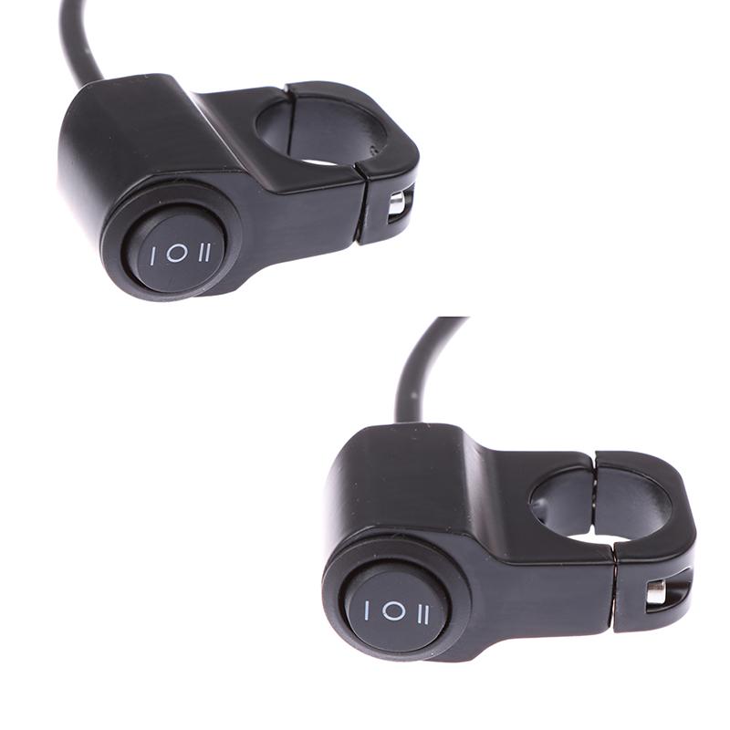 Spínač řídítek motocyklu Zapnuto Vypnuto 12V Vodotěsný Světlomet ATV Mlhové světlo