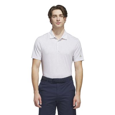 Golf Bunker Print Short Sleeve Shirt for Beige [Golf] Men, White/Putty
