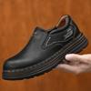 Fashion Fashion Thick Soled Loafers Wear Resistant Outdoor Oxford Shoes Casual Shoes Men British High Quality Outdoor Sport Work Shoes