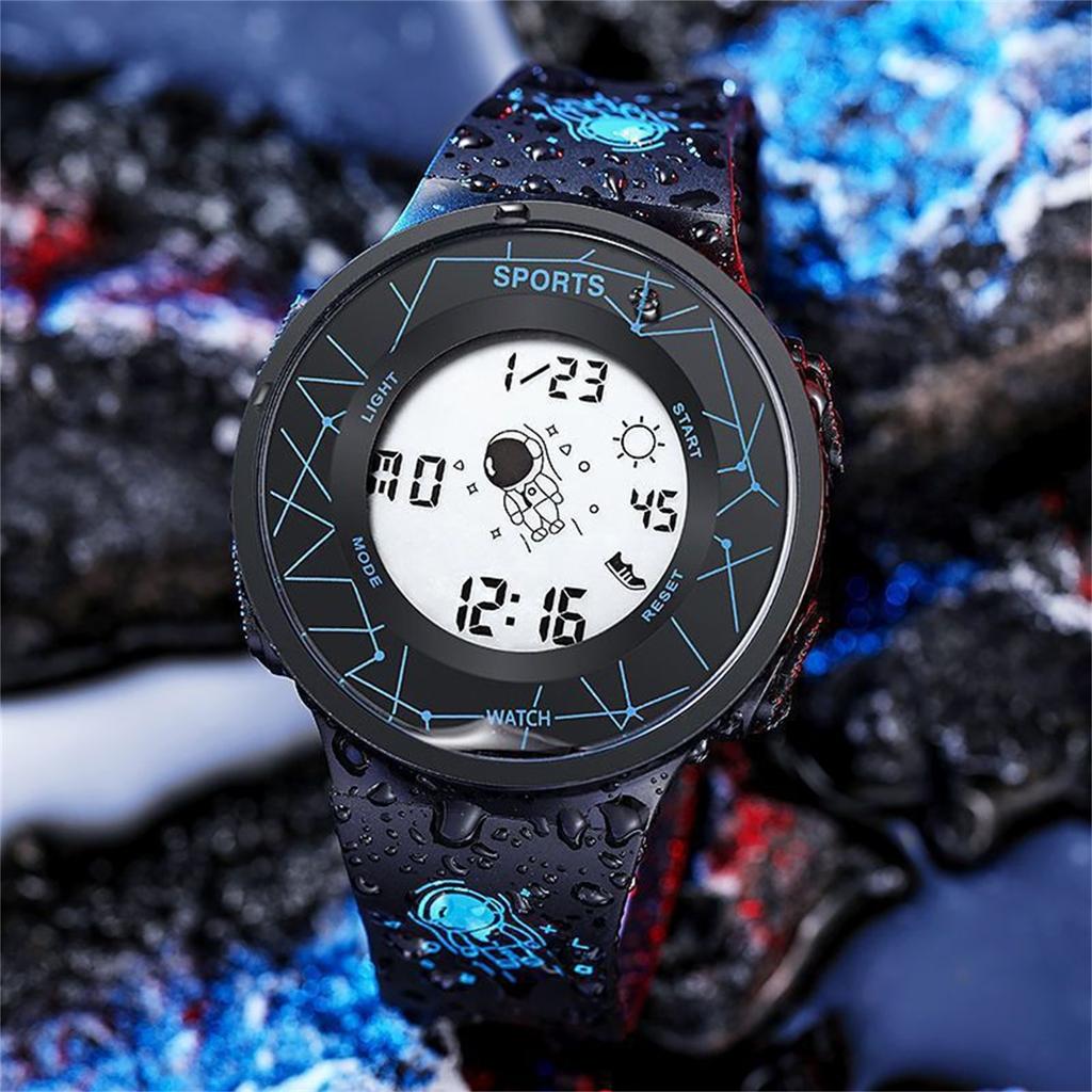Men's Digital Watch Sports Electronic Watch With Luminous Display, Running Timer, Alarm Clock, Resistant Fitness Watch For Outdoor Activities