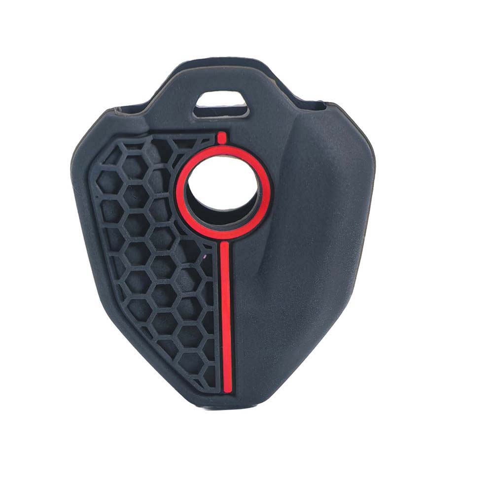 Key Holder Cover for CFMOTO 1-Button with Keychain Anti-Scratch Anti-Shock Keychain Holder Soft Silicone Motorcycle Key Protective Cover with Keychain