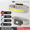 LED Mini Portable Armband Light COB Night Running Wrist Lamp 500LM Outdoor Camping Cycling Rechargeable Safety Warning Lantern