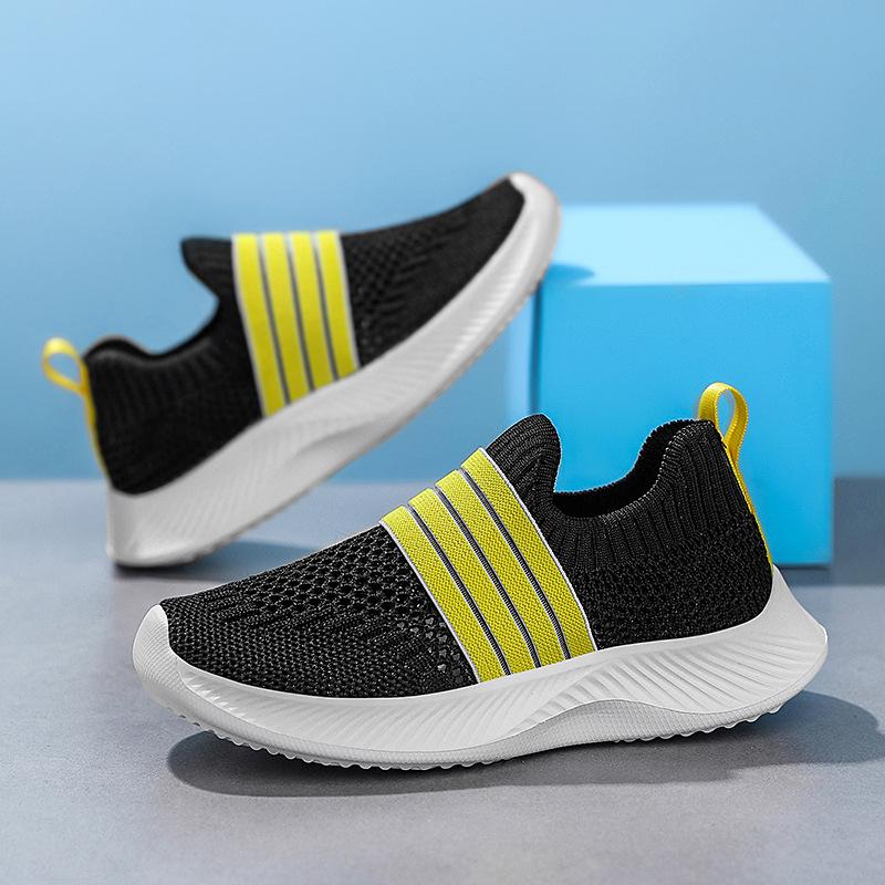 Scarpe da Ragazzo con Tomaia in Rete Traspirante, Suola Morbida Monopezzo, Scarpe da Corsa Casual per Bambini