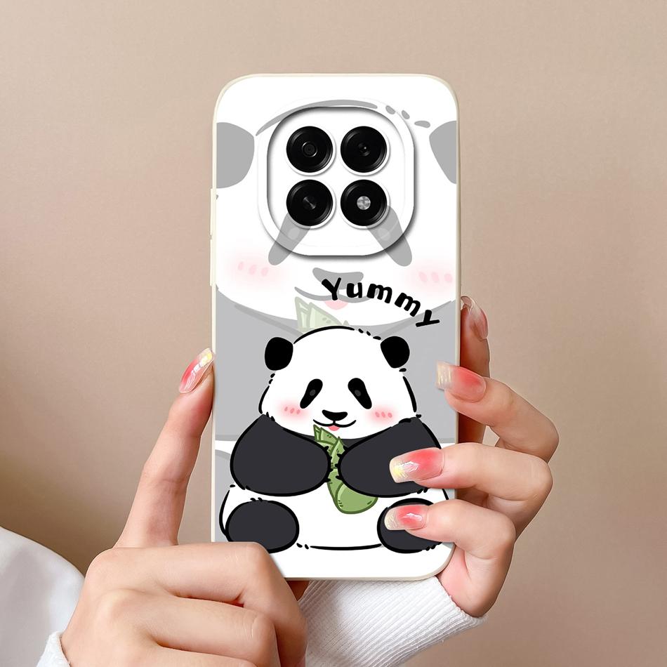For Oppo A5 Pro 5G Phone Case Cute Cartoon Back Cover For Oppo A 5 2025 Full Protection Soft Liquid Silicone Anti Drop Housing