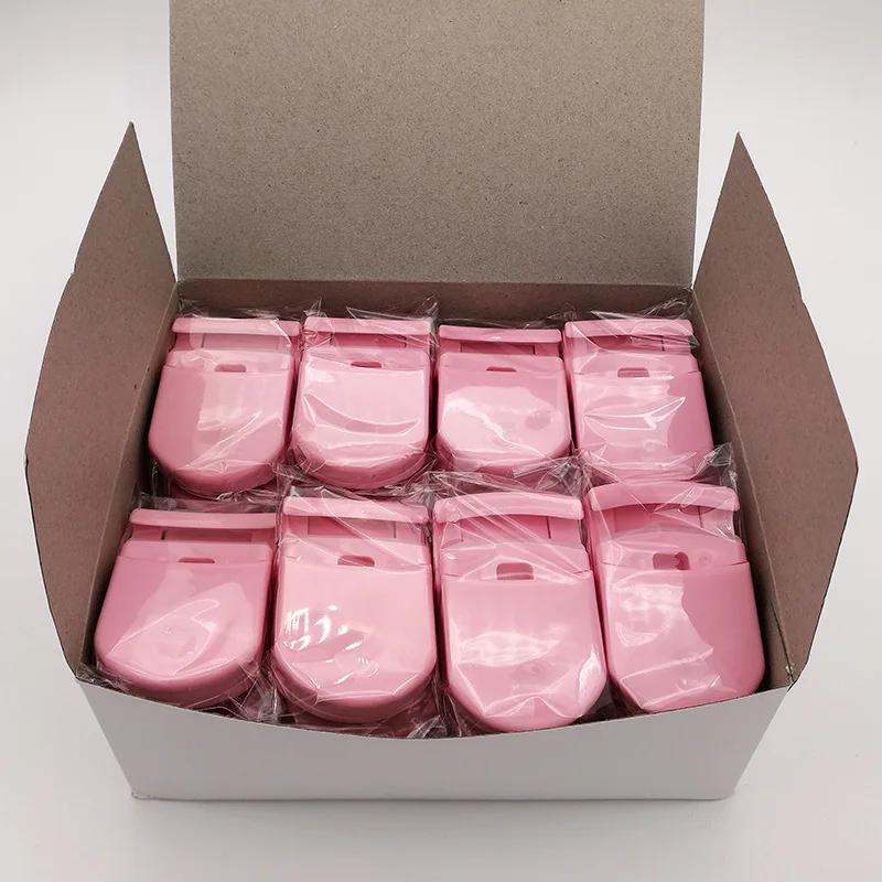 Mini ondulator de gene profesional multicolor pliabil pentru gene false, clip de ondulare a genelor auxiliare, instrumente cosmetice pentru machiaj