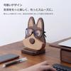 Sakulaya Glasses Jewelry Smartphone Accessory Glasses For Walnut Material Stand, Tabletop, Wooden, Dog-Shaped Design, Storage, Stand, Storage, Hanger,