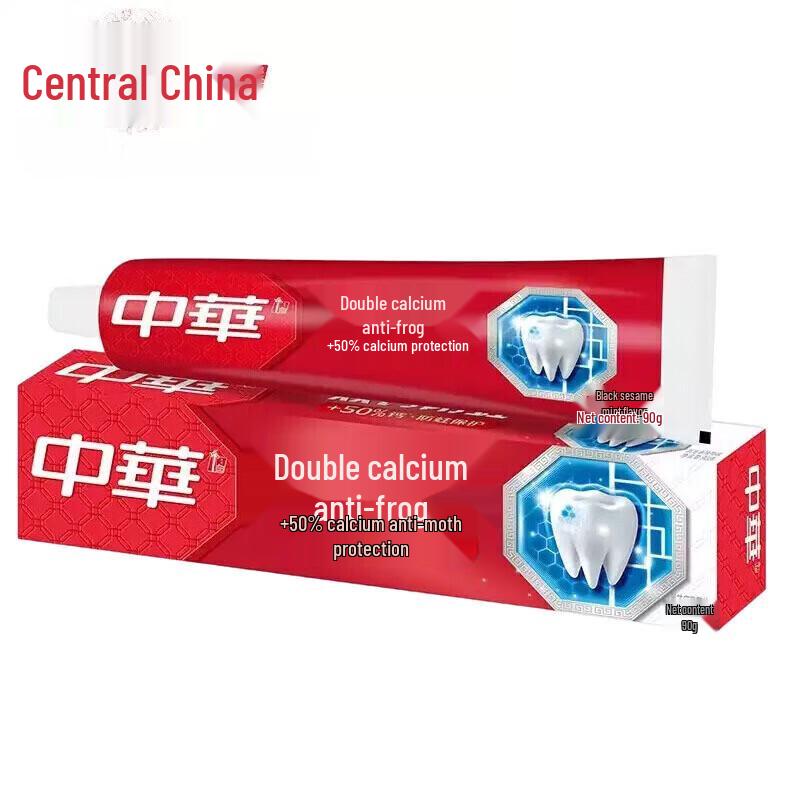 Zhonghua Brightening Fresh Mint Toothpaste - 6x 90g Pack