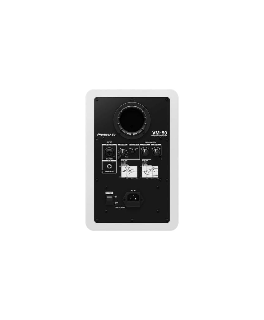 Pioneer Aktiver DJ-Lautsprecher Weiß VM-50-W (5,25-Zoll/Einzeleinheit)