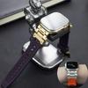 Silicone Sport Band for Apple Watch Ultra 49mm 45mm 42 44mm Rubber Strap for iWatch Series 9 8 7 Se 6 5 4 Ultra 2 49 Correa