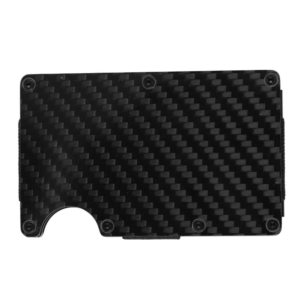 קופסת מחזיק כרטיסי אשראי עם קליפס קיבולת גדולה נגד גניבה חוסם RFID נרתיק לכרטיסי אשראי עבור