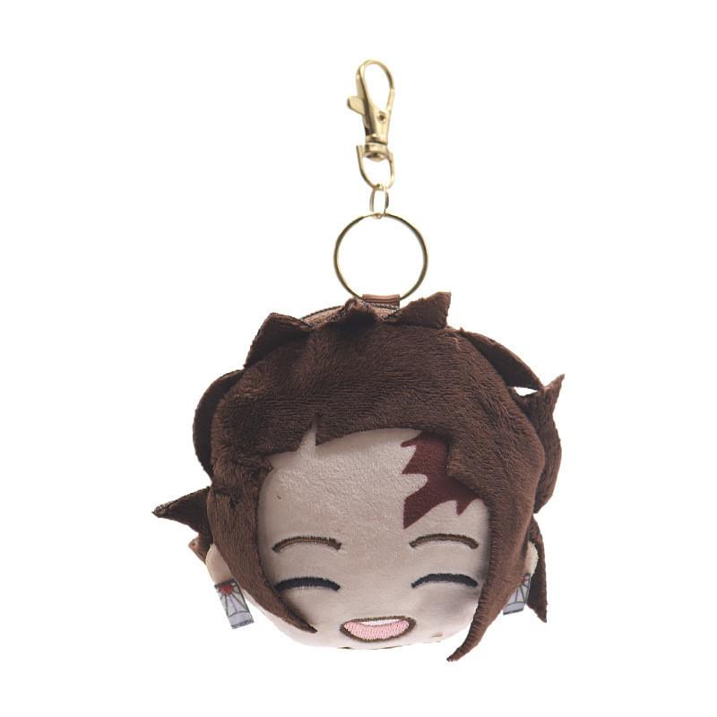 Ultra Soft Plush Keychain With Pp Cotton Filling Tanjiro Zenitsu Giyu Kyojuro Anime Design