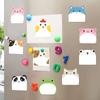 12Pcs Thickened Animal Sticky Notes Set 30 Sheets Self-Adhesive Memo  Stationery