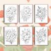 Women's Spiral Colouring Book - 30 Sheets 11.3x 8.3 inch, Stress Relief Colouring Book, Birthday Gift, Holiday Party Gift