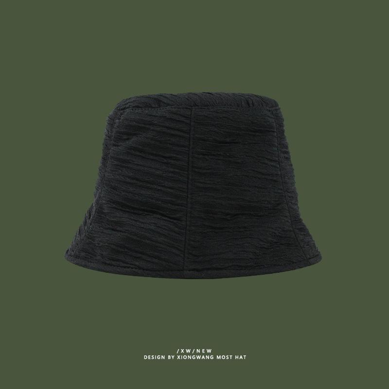 

Fisherman Vintage Style Hat Womensun Bucket Hat Sunscreen Face Shield Basin Hat чорний