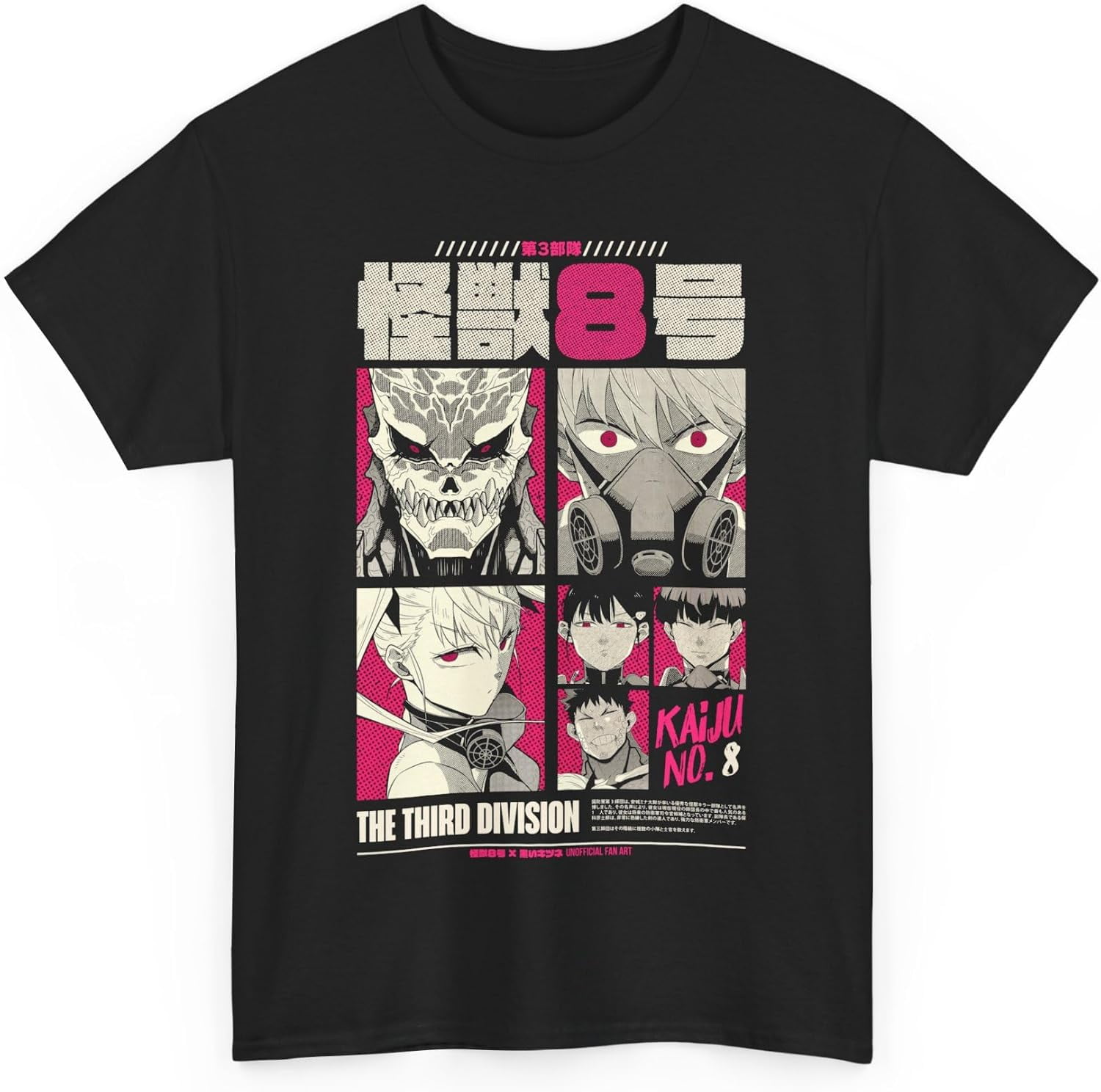 

Anime Kaiju No 8 Graphic TShirt 100Cotton Oversized unisex Shirt Unisex Short Sleeve ONeck Women Y2k Fashion Selling Popular 4XL