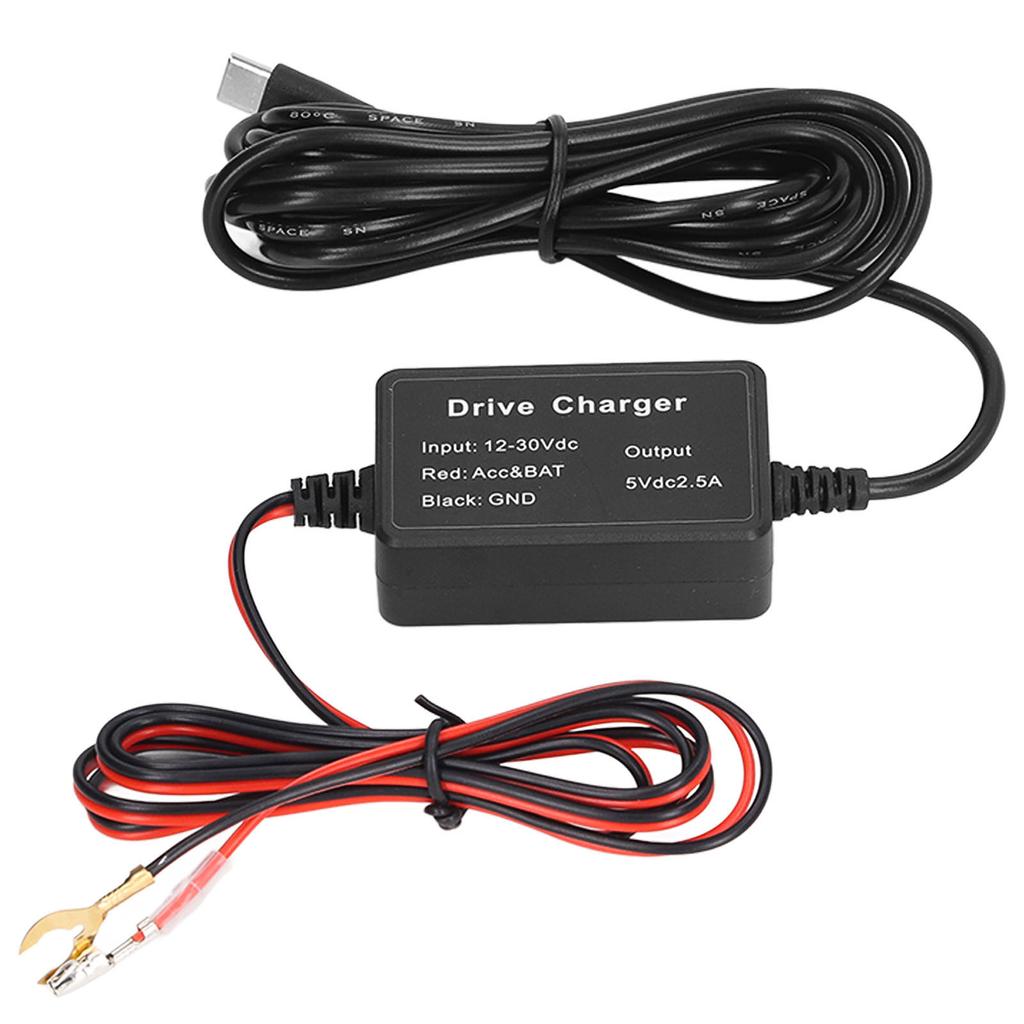 Dash Cam Hardwire Kit High Security 24h Surveillance for Mirror Cam GPS Navigator Radar Detector