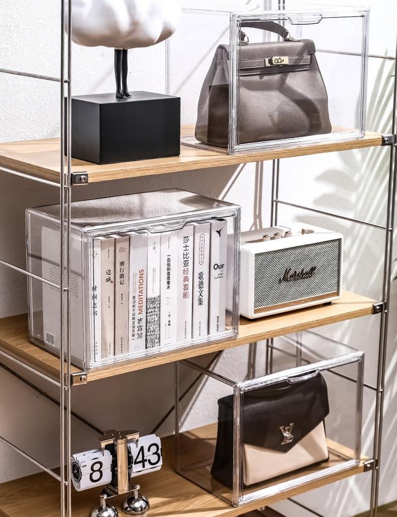 Gorocking Figure Transparent Storage Collection Display Large Small Item Clear Case Case, Case, Case, Case, 27x18x22cm/36x22x27cm/40x25x30cm,