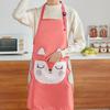 Resistant Oil Waterproof Polyester Oxford Stripeds Apron Wipe Kitchens Hand