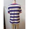 Loose and Versatile Round Neck Color Striped Women’s T-shirts