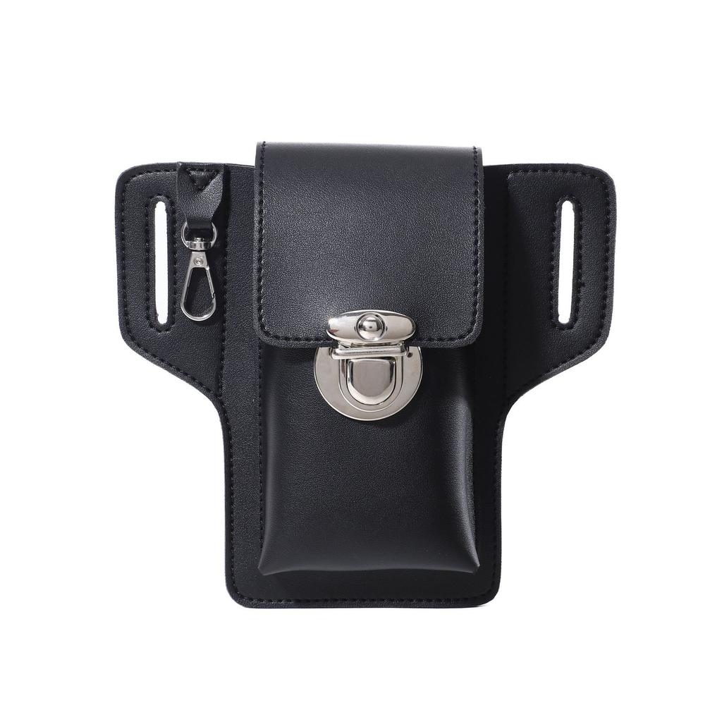 Outdoor Convenient Worksite Mobile Phone Bag Wearable Belt Waist Bag Large Capacity Multi-Functional Key Cigarette Storage Bag