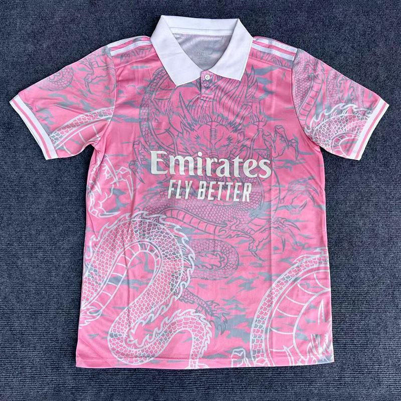 2526 Fan Version Powder Mambabei Jersey Football Uniform Edition S розовый