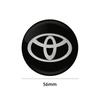 AOG1  Car Wheel Center Cap Emblem Sticker For Toyota Camry Ch-r Corolla Rav4 Yaris Prius Hilux Avensis Auris Wheel Hub Cap Stickers