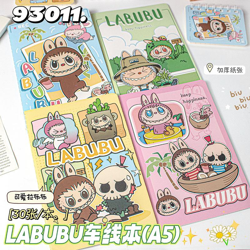 A7 Überklapp-Spiralblock Student Kleines Buch Notizbuch Tagebuch Tragbarer Büro-Notizblock