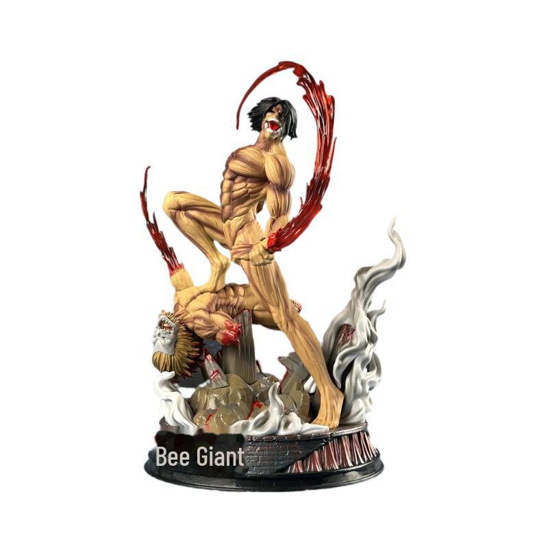 Attack on Titan Kampf Form Eren Riesenfigur Ornament Basis Modell