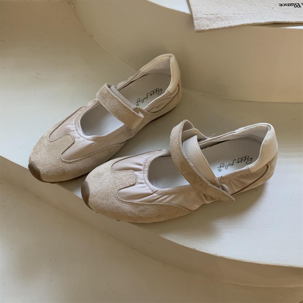 Fashion Bailamos 2025 Autumn New Brand Women Flat Shoes Fashion Round Toe Slip On Ladies Elegant Loafer Shoes Soft Flat Heel Boat Shoes