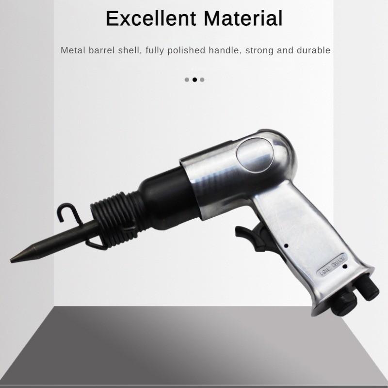 New Strong Spring Press Switch Air Shovel Kit Handheld Impact Pneumatic Shovel Hammer Slotted Rust Removal Pneumatic Tool