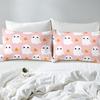 Cute Halloween Bedding & Pillowcase, Ghost Pumpkin Duvet Cover Set Dorm Bedding, Halloween Decor, Nursery Toddler Bedding Set