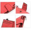 PU Leather Cash Purse Bag Large Capacity Short Wallets Portable Pocket Purse Wallet  Men Women
