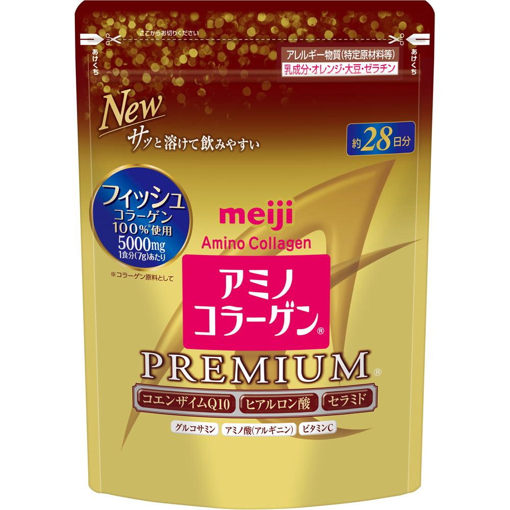 

Meiji (formerly Meiji Seika) Amino Collagen Premium 196g Beautiful skin Collagen 1