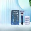 Manual Shaving Razor, Men's Hair Trimmer, 1 Razor Holder, 5 Blades, Beard Trimmer, Shaving Knife