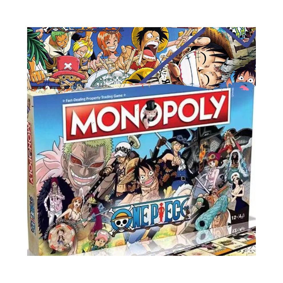 One Piece Monopoly Board Role Playing Games Card Puzzle Game Team Collaboration