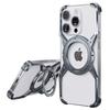 For iPhone 16 Pro Case Kickstand Frameless Aluminum Alloy Bumper Phone Cover