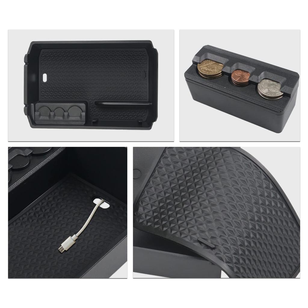 HUAHAO Mittelkonsole für den neuen Mitsubishi Eclipse Cross Autoaufbewahrungskonsole Eclipse Cross ABS-Material mit USB Eclipse Cross PHEV Mitte Innenraum