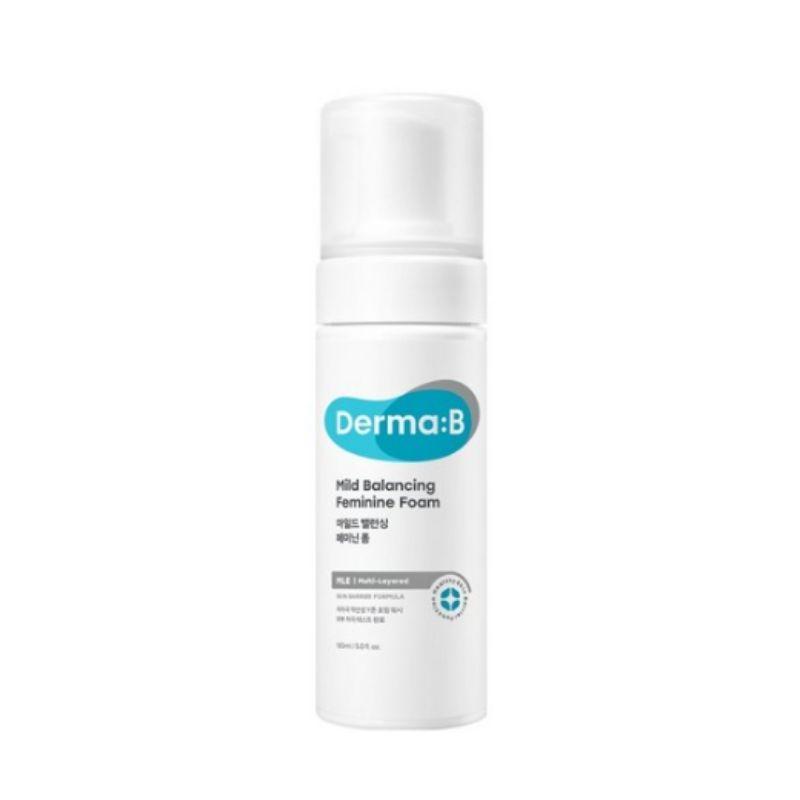 Derma:B Mild Balancing Feminine Foam Wash 150ml – pH-Balanced Intimate Cleanser for Daily Feminine Care