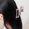 Rhodazo Pink Women's Hair Clip Square