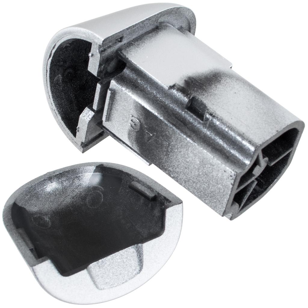 Renault Espace IV 2002- SILBERNE äußere Türgriffabdeckung OHNE LOCH links + rechts 2 Stück. EINSTELLEN