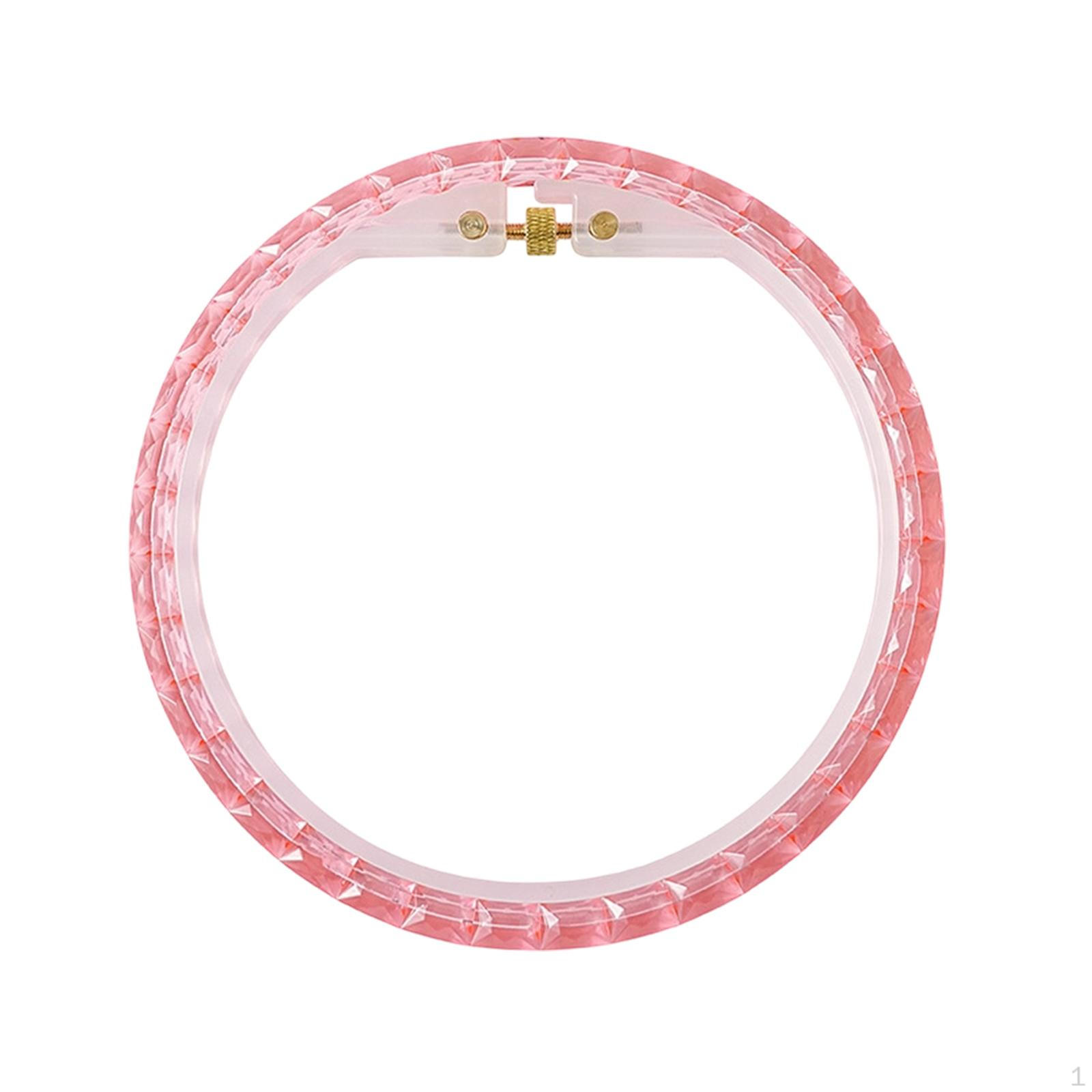 

Embroidery Hoop, Versatile, Round Hoop for Work, Decoration 16cm розовый