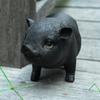 Simulation Pig Figurine Ornaments Garden Decoration Accessories Pig Resin Sculpture Model Handicraft Home Living Room Decor Gift